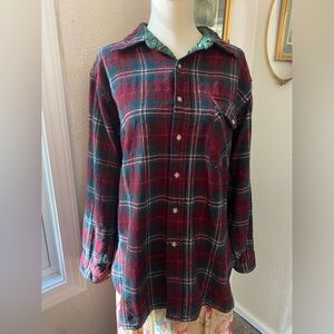 Vintage 70s men's Wool plaid hunting Pendleton button down shirt XL